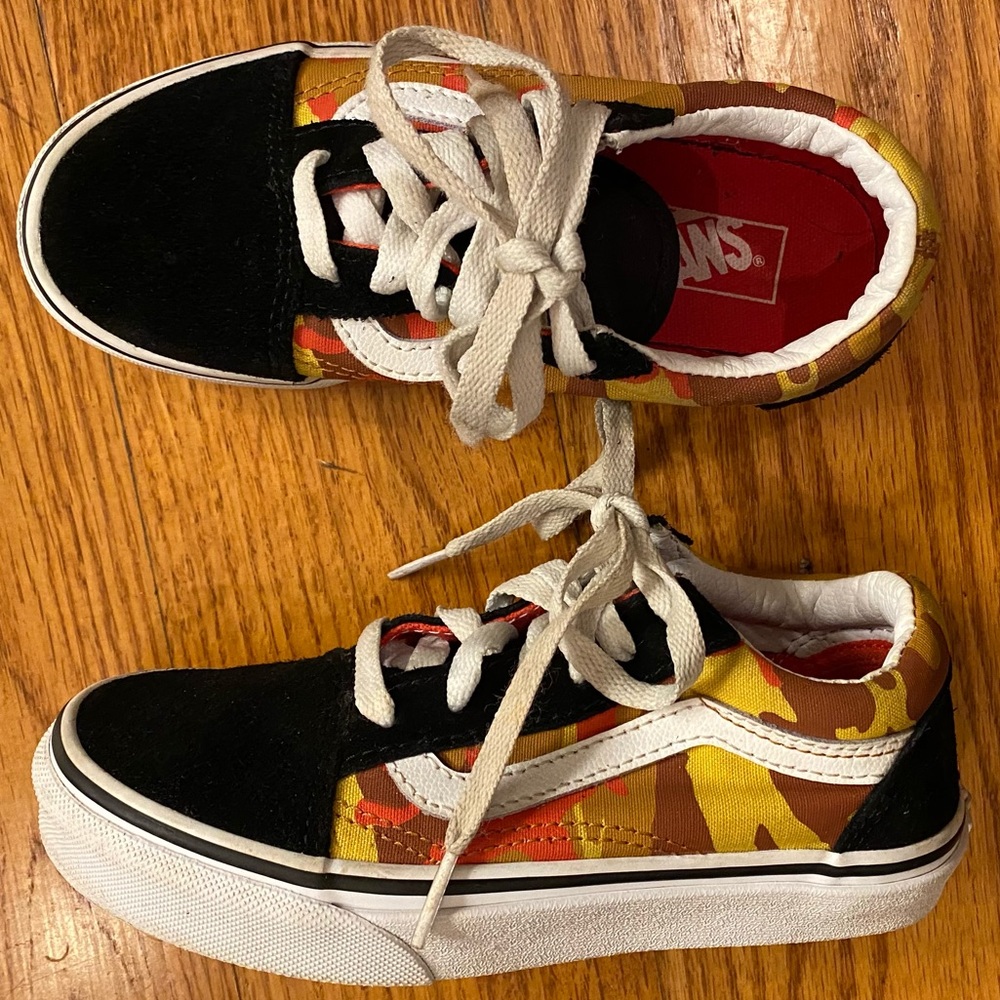Vans Camo Sneaker, Orange